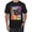 Black, variant on Funny Neon Pug | Dean Russo Art Animal Lover Men's T-Shirt, Charcoal, XX-Large