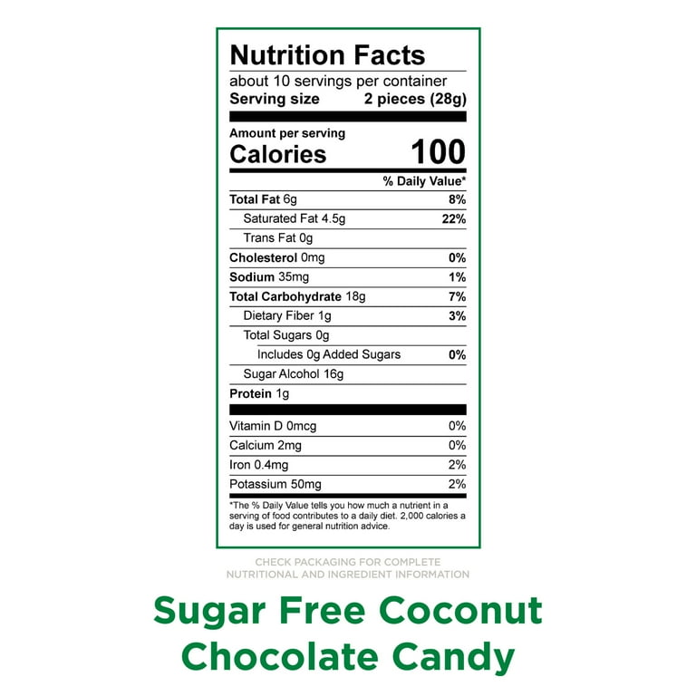 coco　Toffee✖️2 RUSSELL STOVER Sugar Free Coconut in Chocolate Candy, 2 oz