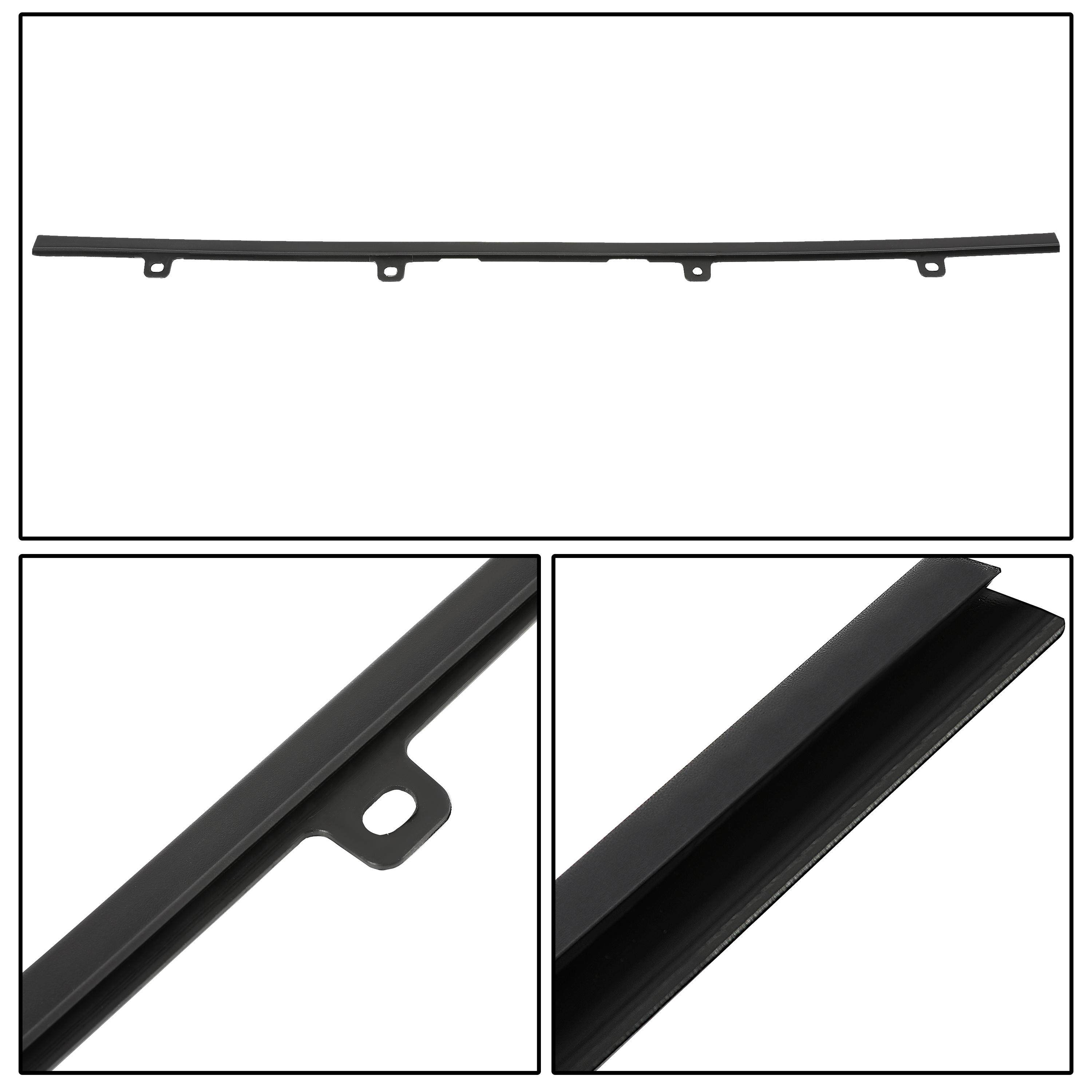 KUAFU Tailgate Molding Flexible Flex Step Top Trim Cap Compatible