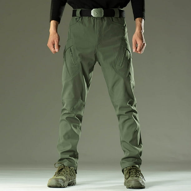 RKSTN Pants for Men Fall Cargo Trousers Work Wear Combat Cargo 6 Pocket  Full Pants Loose Trousers Straight Leg Pants 