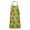 Highland Cow Sunflower, variant on Beige Highland Cow Fence Pattern Apron-Garden Aprons for Women with Pockets-Cotton Linen Waterproof Kitchen Cooking Gardening Aprons Adjustable for Kitchen,Cooking,BBQ and Salon 33x27 Inch
