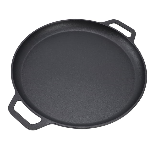 Thickened Cast Iron Non Stick Pancake Flat Skillet with Excellent Heat Transfer Performance Multifunctional and Easy Cleaning for Kitchen
