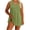 Green plus size sleeveless dresses a1, variant on Women Plus Size Sleeveless V Neck High Low Mini Dresses Solid Casual Beach Vacation Summer Outfits, Purple XL