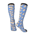 thumbnail image 4 of Fotbe Kawaii Corgi print Women's Men's Novelty Crew Socks Cotton Socks Knee High Socks for Walking,Running,Nurses,Pregnancy, 4 of 9