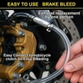 thumbnail image 5 of Brake Bleeder Hose - One Way Check Valve Tube Bleeding Tool Kit for Car Motorcycle Clutch, Universal Brake Bleeder Kit, Car Clutch Fluid Replacement Hose, 5 of 7