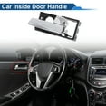 thumbnail image 3 of Manija de puerta interior del lado del pasajero delantero para Kia Rio 2007-2011 Manija de puerta interior No.826201G000 Negro Tono Plateado 1 Pc, 3 of 6