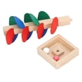 thumbnail image 3 of Juguete De Juego De árbol De Bolas, Juguete De Cognición De Color, Material Educativo Interesante Y Relajante De Tilo Para Adultos Para Entretenimiento Anggrek AC7890, 3 of 8