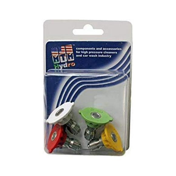 MTM Hydro 17.0191 QC Hydrojet SS 5.5 Power Washer Tips 4 Pack