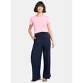 thumbnail image 2 of Time and Tru Women's Maternity Non Shirred Tee with Short Sleeves, Sizes S-XXL, 2 of 5