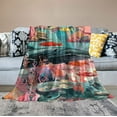 thumbnail image 2 of COMIO Throw Blanket for Kids Sherpa Underwater World Blankets, Super Soft Fuzzy Plush Flannel Blanket Girls Gifts, 2 of 6