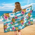 thumbnail image 4 of XYZCANDO Pineapple Car Seat Cover Towel Florals Cars Seats Cover Protector Front Seats Anti-Slip Car Sport Towel Seat Cushion with Storage Bag Universal Fit for Cars SUV Sedans, 4 of 7