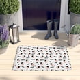 thumbnail image 2 of White Cow Moo Pattern Flannel Non Slip Door Rugs,Washable Door Mats Indoor,Decorative Door Mats,Dirt-Resistant and Absorbent Doormat for Entrance,Bedroom,Kitchen,Bathroom,23.5x16in(60x40cm), 2 of 5