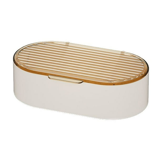 Yhmxh Decoración del baño Jabón de viaje a prueba de fugas con tapa - Jabón en barra con drenaje - Jabonera de viaje, estuche portátil para viajes, camping, exteriores, gimnasios y baños