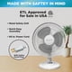 thumbnail image 5 of Ventilador de mesa Comfort Zone CZ161BK 40 cm oscilante 3 velocidades, 5 of 5