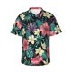 thumbnail image 1 of Fotbe Green Tropical Leaves Camisa Hawaiana para Hombre Unisex – Camisa Casual de Verano con Botones de Manga Corta de Algodón y Lino,XX-Large, 1 of 7