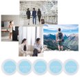 thumbnail image 1 of HONMEET 5Pcs Traveling Compressed Towels Disposable Cotton White Compressed Wipes for Camping, 1 of 8