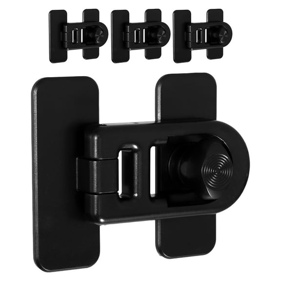 Hemoton 4pcs Baby Proof Cabinet Locks Child Safety Latches for Refrigerator Oven and Drawers for Home Kindergarten Childcare Centers