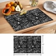 thumbnail image 6 of Black Coffee Placemats Set of 4 Farmhouses Modern Simple Cup Plants Place Mats Indoor Wipeable Table Mats Washable Cloth Dining Table Placemats for Kitchen Holiday Party Home Decor 13x19 Inch, 6 of 9