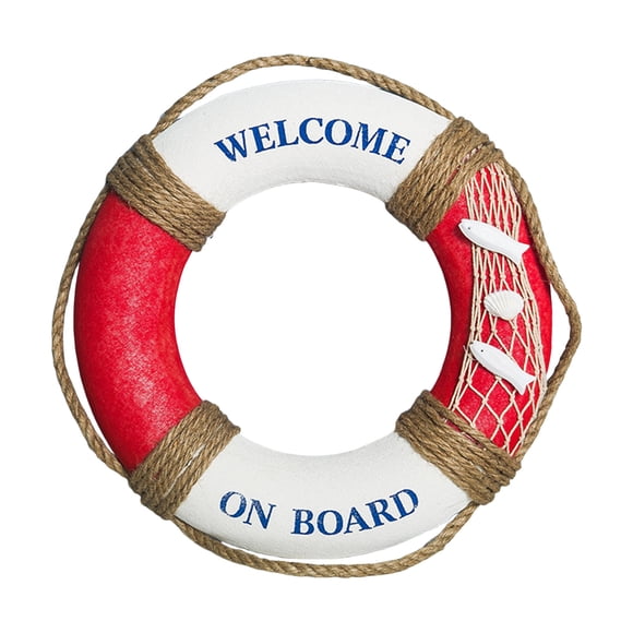 WIHJ Foam Swim Life Ring 16 Inch Lightweight With Rope For Pool Lake River Seaside