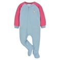 thumbnail image 4 of Gerber Baby & Toddler Neutral Microfleece Blanket Sleeper Pajamas, 4-Pack, 0/3 Months-5T, 4 of 8