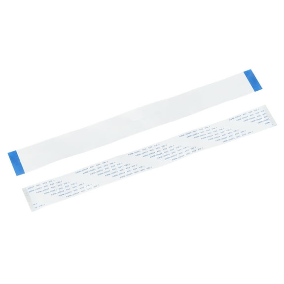 Flexible Flat Cable, 50 Pins 0.5mm Pitch 250mm FPC FFC Ribbon Cable 5Pcs(A Type)