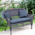 thumbnail image 1 of Resin Wicker Patio Loveseat Cushion and Pillows by Jeco, 1 of 1
