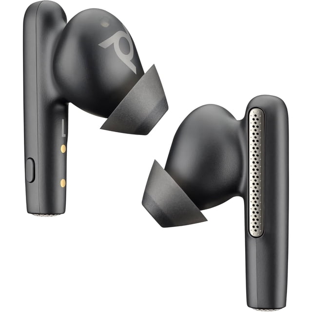 Plantronics Poly Voyager Free 60 UC True Wireless Earbuds Noise-Canceling Mics for Clear Calls – ANC – Portable Charge Case – Compatible w/iPhone, Android, PC/Mac, Zoom, Teams – Amazon Exclusive