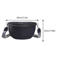 thumbnail image 3 of PU Leather Belt Bag Adjustable Shoulder Straps Zip Shoulder Bag Bolso Fanny Pack, 3 of 9