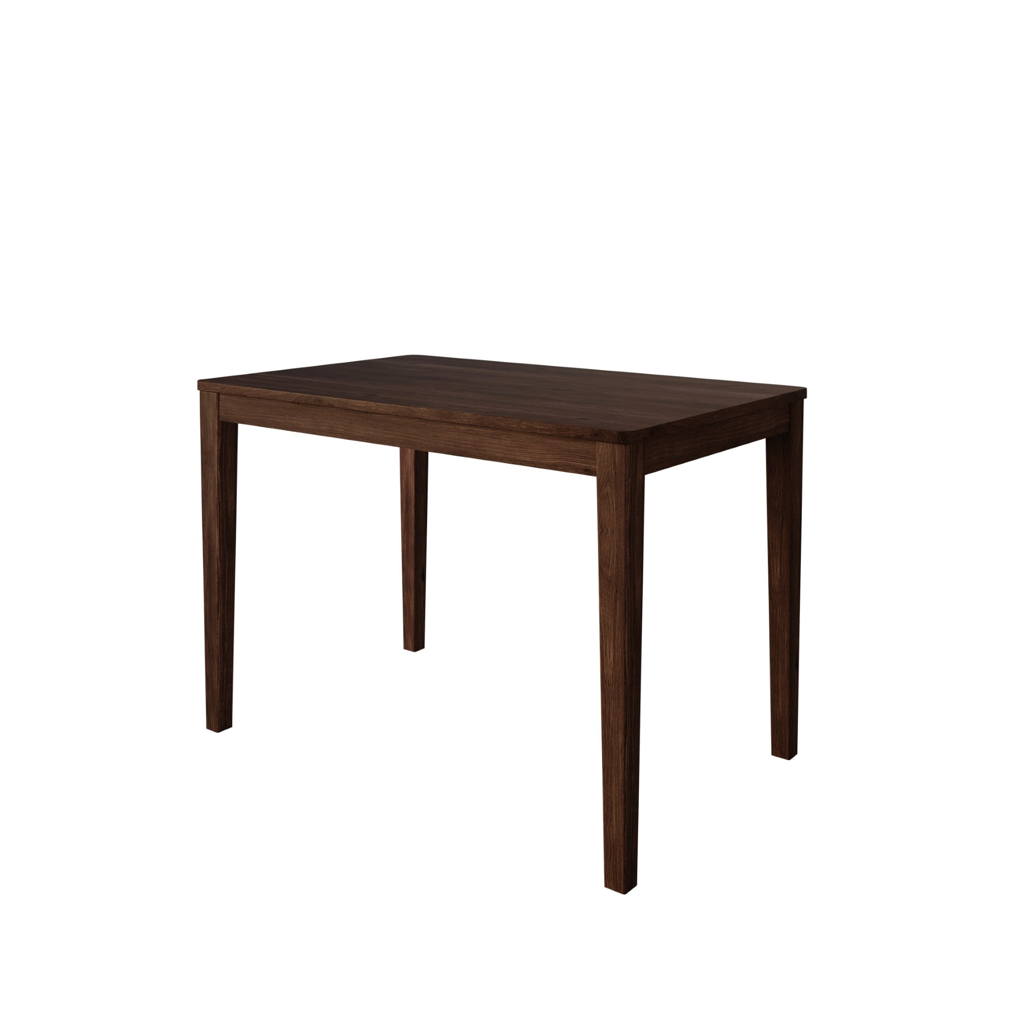 Home Design Lamar 5-Piece Dining Set, Brown/Gray, Rectangular Dining Table with X-Back Cushioned Chairs, Modern Design