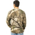thumbnail image 2 of Realtree Men’s Long Sleeve  Hunting Cotton Shirt, APX Camo Pattern, Relaxed Fit, Size S-5X, 2 of 8