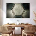 thumbnail image 3 of Elephant Stock Soccer Ball Wall Art - Horizontal Multi Panel Canvas - 3 Pieceliving Room Wall Decor - Photography Sports Multi Panel - Beige And Gray Decor - 65" x 42", 3 of 8