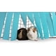 thumbnail image 4 of Escondite Forestal de Forro Polar para Cobayas, Hurones, Chinchillas, Erizos, Conejos Enanos y Otras Mascotas Pequeñas - Accesorios y Juguetes Azul/Gris Jormftte WRQX-131-1, 4 of 6
