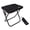 Black, variant on CAMEL Portable Folding Stool Small Lightweight Camping Chair Foot Stool for Fishing Beach Picnic