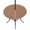 Terracotta, Rust, Copper, variant on Round Outdoor Tablecloth with Umbrella Hole and Zipper, Sky Blue Tablecloth with Elastic Waterproof, Farmhouse Vintage Blue Solid Color Modern Patio Table Covers for 36" - 44" Picnic Pool Tables