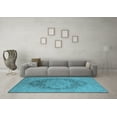 thumbnail image 3 of Ahgly Company Indoor Rectangle Oriental Light Blue Industrial Area Rugs, 8' x 10', 3 of 4