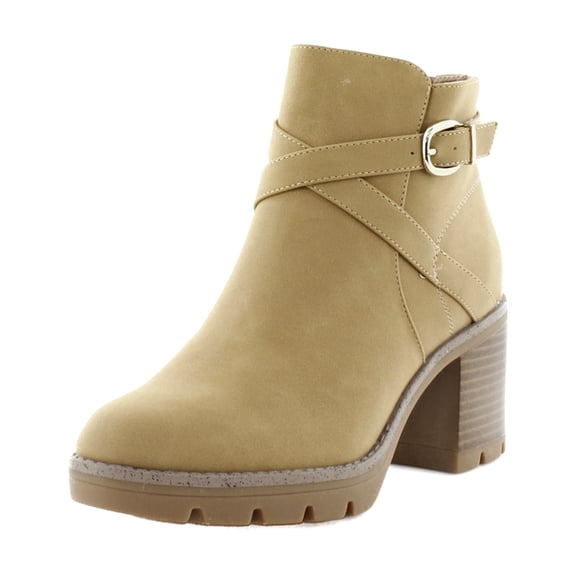 Naturalizer Madalynn Buckle Women's Boots Camel Brown Size 9 M