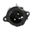 thumbnail image 1 of 10Pcs Audio Connector, XLR Male Socket,  Connector For Office Household, 1 of 8