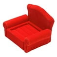 thumbnail image 4 of Soporte de exhibición para pendientes, regalo para mujer, caja de joyería, bandeja, organizador de joyas para Rojo, 4 of 9