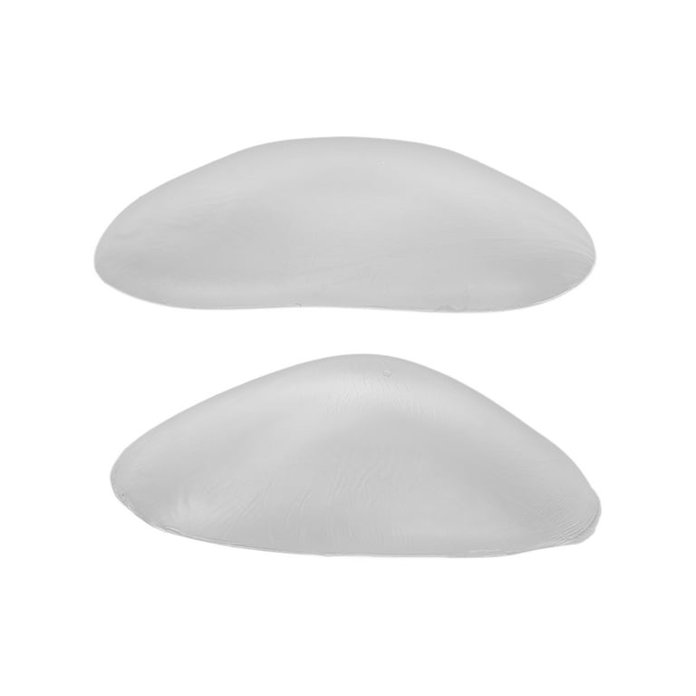 2 Pairs Silicone Shoulder Pads Invisible Non-Slip Shoulder Push-Up Pads  Reusable Shoulders Enhancer Sticky Pad for Women Clothings(Transparent&Skin  Tone)