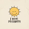 thumbnail image 4 of Inktastic I Love My Grumpy Cute Sunshine Boys or Girls Baby T-Shirt, 4 of 5