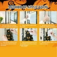 thumbnail image 3 of Decoraciones de Halloween Pegatinas de ventana de Halloween, calcomanías de pared de Halloween, pegatinas de piso con pegatinas de tatuajes, 3 of 6