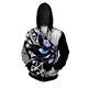 thumbnail image 4 of Ropa de otoño para hombre Sudadera con capucha informal para hombre Sudadera con capucha con cremallera con estampado de monstruos y criaturas exóticas Sudadera moderna y versátil, 4 of 4