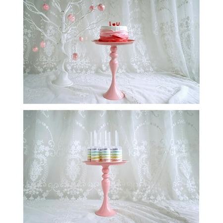 

Cake Stand Minimalist Stable Decorative Multi Functional Cake Tray Holder for Cupcake Dessert Fruit Pink