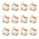 thumbnail image 4 of 12 cajas transparentes para pasteles, de PVC, para empaquetar y organizar pasteles, con cinta, 4 of 8