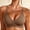 Coffee, variant on Women V Neck Thin Adjustable Spaghetti Strap Wireless Push Up Bra Soft Breathable Polyamide Elastane High Stretch Comfort Bralette for Daily Black S