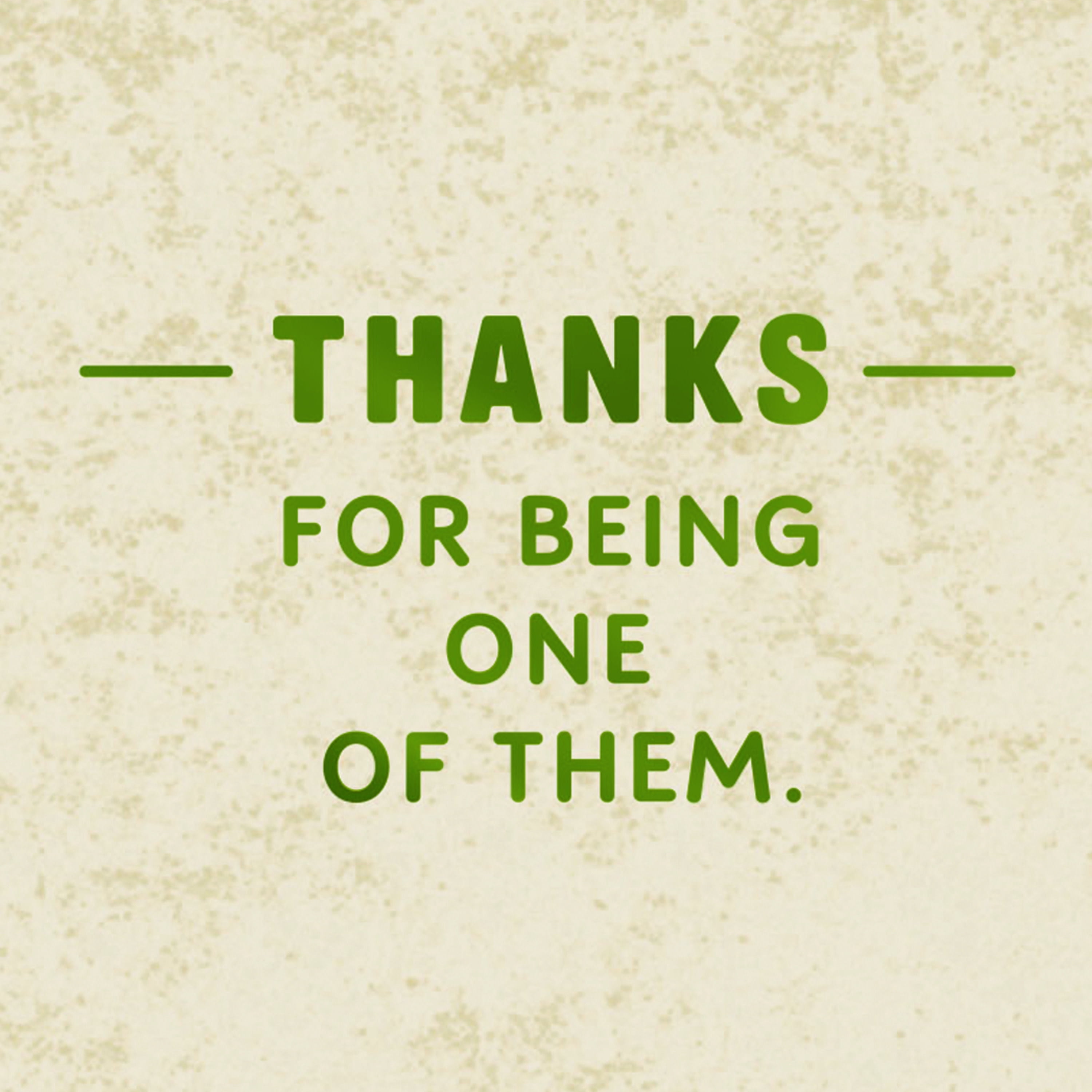 Hallmark Thank You Card (The Extra Mile)