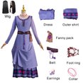 thumbnail image 2 of Wish Asha-vestidos de Cosplay para niñas y mujeres, vestido de noche de princesa púrpura, peluca, accesorios de fiesta de cumpleaños y Navidad, 2023, 2 of 4