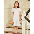 thumbnail image 3 of Arshiner Girls Sleepwear Dress Victorian Nightgowns Night Pj Dress Toddler Soft Nightwear, 3 of 8