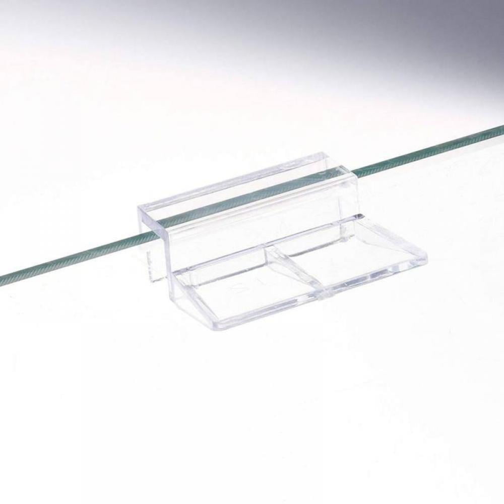 qiyifang Aquarium Lid Handle, Clear Color Aquarium Glass Cover Support  Holder