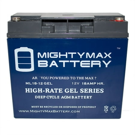 - 12V 18AH GEL Battery for BOOSTER PAC ES2500, SLA,VRLA RECH
